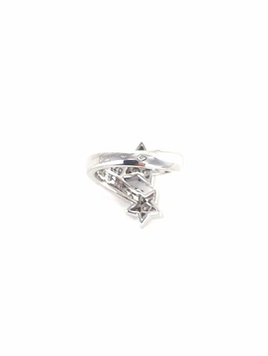 Bague 51 Bague CHANEL "COMÈTE" en or gris 58 Facettes