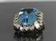 Broche Broche or blanc, aigue marine et diamants 58 Facettes