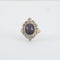 Bague 55 Bague ancienne saphir étoilé 58 Facettes
