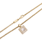 Collier Collier Chopard, "Happy Square Diamond", or jaune, diamant. 58 Facettes 34452