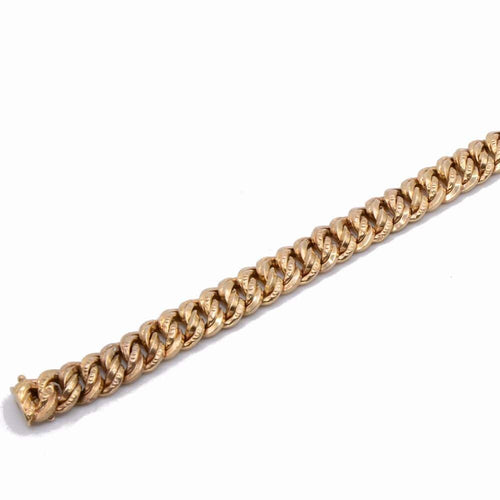 Bracelet Bracelet gourmette Éclipse or jaune 58 Facettes 216