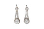 Boucles d'oreilles Boucles d'oreilles pendantes en or avec diamants taille ancienne, début du XXe siècle 58 Facettes 9968
