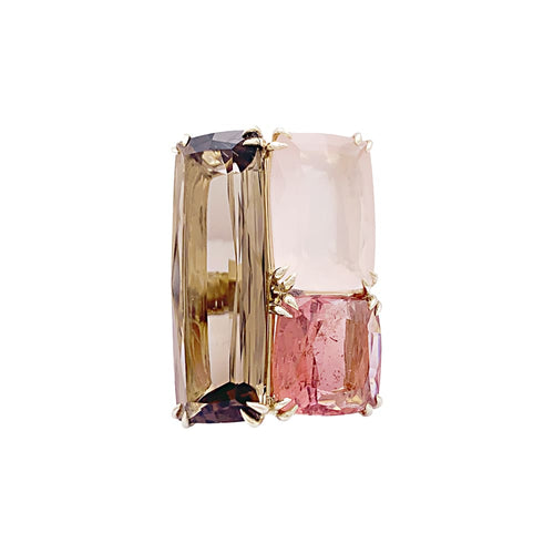 Bague 56 Bague H.Stern, collection "Cobblestones", or noble, pierres de couleur. 58 Facettes 34834