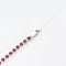 Bracelet Bracelet ligne or blanc et rubis 58 Facettes GULK171