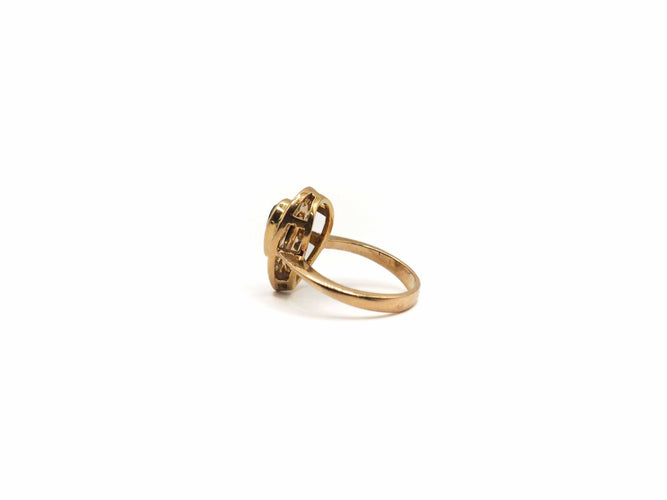 Bague 49 Bague poire or jaune topaze diamants 58 Facettes 5220