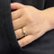 Bague Bague solitaire contrariée avec diamant 0,30 ct 58 Facettes 31425