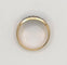 Bague 55.5 Bague Bandeau or jaune sertie de saphirs, émeraudes, rubis et diamants 58 Facettes