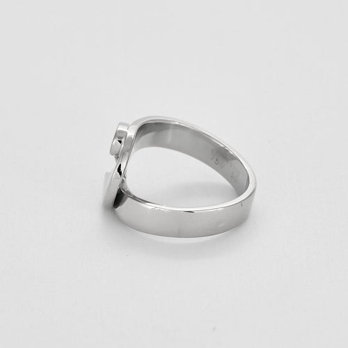 Bague 50 Dinh Van - Double Sens - Bague en or blanc 58 Facettes CHAT1323X2