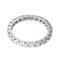 Bague 53 Bague  Alliance tour complet  Or blanc Diamant 58 Facettes 4137644CN
