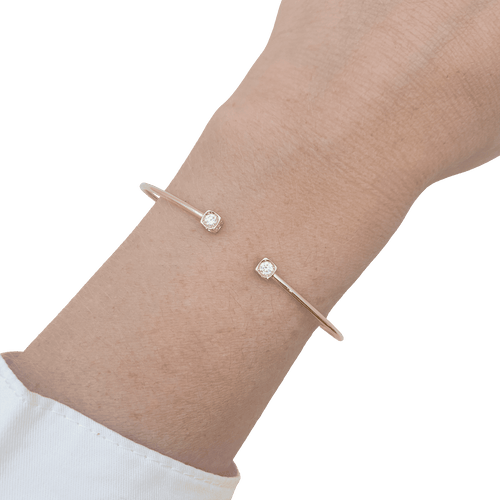 Bracelet Bracelet Dinh Van, "Le Cube Diamant", or jaune, diamants. 58 Facettes 34557