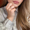 Bague 55 Alliance Américaine Or Blanc & Diamants 58 Facettes 56-GS28775