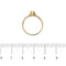 Bague Bague solitaire contrariée avec diamant 58 Facettes 35102