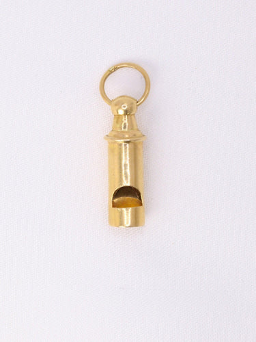 Pendentif Pendentif charms sifflet vintage or jaune 58 Facettes 1087.4