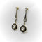 Boucles d'oreilles Boucles d'oreilles pendantes Art déco en or 18 carats, diamants et émail 58 Facettes A2000T