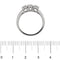 Bague 55 Bague trilogie avec diamants 58 Facettes 25737