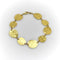 24K Gold Gurhan Lush Collection Hand-Hammered Disc Bracelet 58 Facettes A2006P