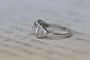 Bague 55 Bague géorgienne en platine et diamant 58 Facettes