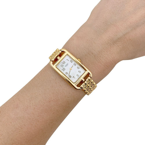 Montre Montre Hermès, "Cape Cod Nantucket", or jaune. 58 Facettes 34036