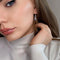 Boucles d'oreilles Dormeuse Or Blanc 18k 58 Facettes 2-BOB2-GS35926