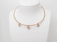 Collier Collier boules rigide et trèfles en or rose et diamants 58 Facettes 33100