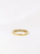 Bague 51 Demi-Alliance américaine en or jaune et diamants 0,5 ct 58 Facettes J115