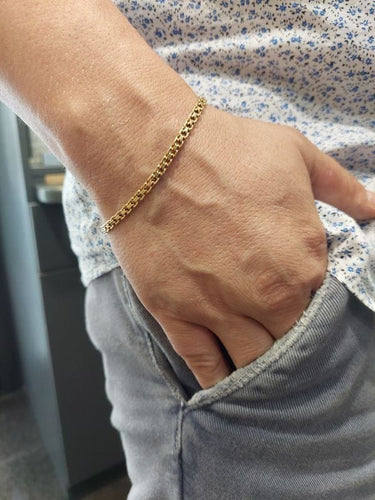 Bracelet BRACELET MAILLE FORÇAT DOUBLÉE 58 Facettes 087691
