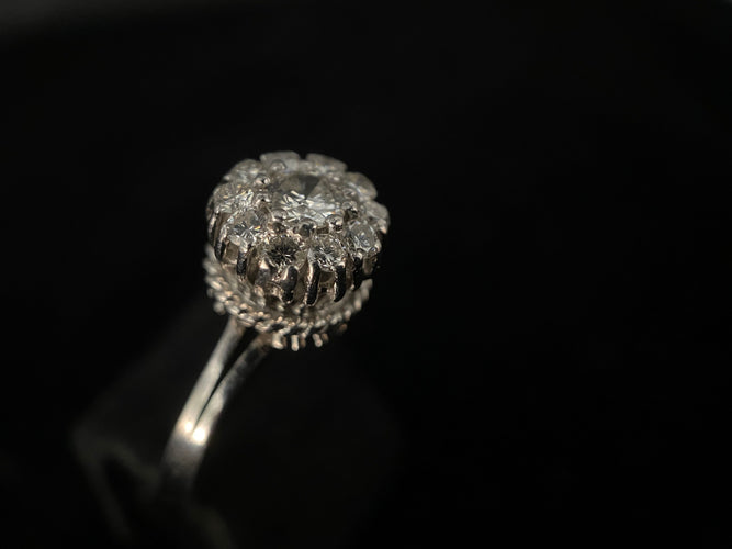 Bague 54.5 Bague marguerite 58 Facettes