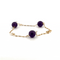 Bracelet Bracelet Or jaune et améthyste 58 Facettes BRA-GS34788-2