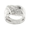 Bague 54 Bague bandeau or blanc diamants 58 Facettes 29354
