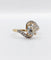 Bague 54.5 Bague tourbillon antique en or 18k et platine, diamant taille ancienne 1,35 ct 58 Facettes A06442