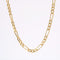 Collier Chaine massive or jaune gourmette alternée limée 58 Facettes CVCH18