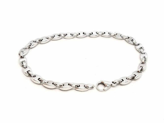 Bracelet Bracelet Maille Or blanc 58 Facettes 587691CN