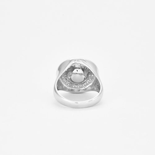 Bague 56 Bague diamants et perle 58 Facettes 2551