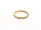 Bague 54 bague INEDIT alliance americaine or jaune tour diamants 58 Facettes 263994