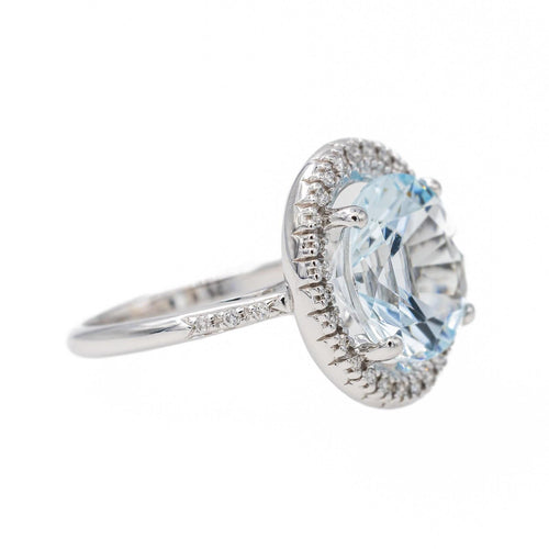 Bague 51 Mauboussin Bague Vraiment toi Or blanc Aigue Marine 58 Facettes 3548811CN