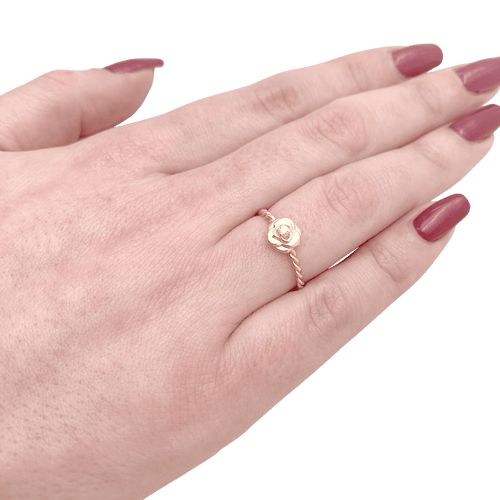 Bague 51 Bague Piaget, "Rose Piaget", or jaune, diamants. 58 Facettes 34254