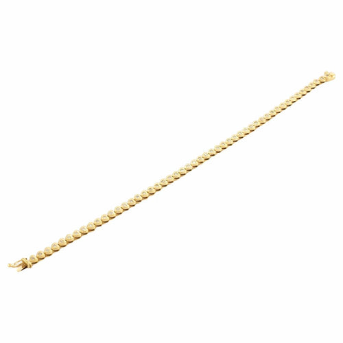 Bracelet Bracelet cœur or jaune et diamants 58 Facettes BO/230133