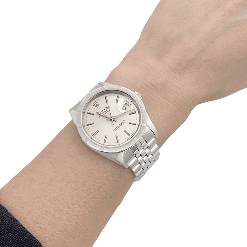 Montre Montre Rolex "Oyster Perpetual Date" acier. 58 Facettes 34259