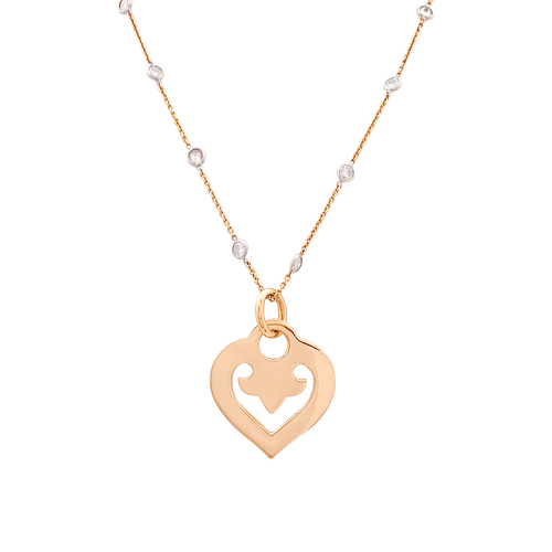 Pendentif O.J.Perrin, "Coeur Légendes", or jaune. 58 Facettes 34193