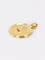 Pendentif Médaille amour AUGIS ronde Plus qu'hier moins que demain or jaune rubis diamants 58 Facettes 1102