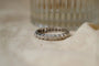 Bague 53 Alliance américaine Or blanc Diamants 58 Facettes Ref2212