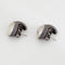 Boucles d'oreilles Boucles d'oreilles Cartier vintage années 70 en argent sterling et or 18 carats, perle Mabe, signées 58 Facettes G14130