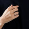 Bague 54 Solitaire or blanc diamant 58 Facettes 3121182