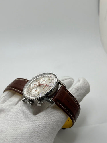 Montre Breitling Navitimer 1 B01 Chronograph AB0139211G1P1 58 Facettes