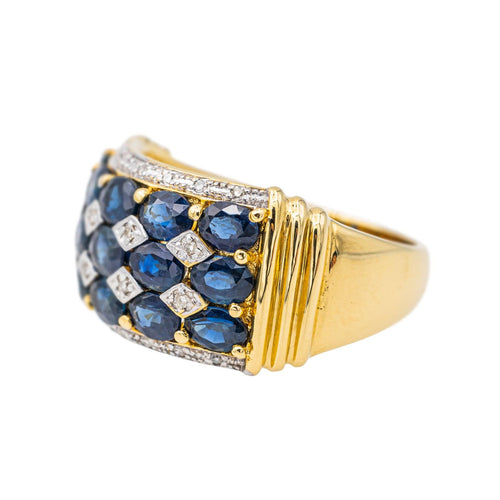 Bague 56 Bague Or jaune Saphir 58 Facettes 3752273CN
