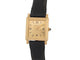 Montre vintage montre BOUCHERON carre 24 mm or jaune lezard mecanique 58 Facettes 258880