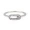 Bague 50 Messika Bague Move Uno Or blanc Diamant 58 Facettes 3946314RV