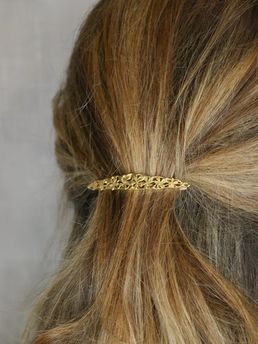 Barrette cheveux Art Nouveau or jaune 58 Facettes 1153.2