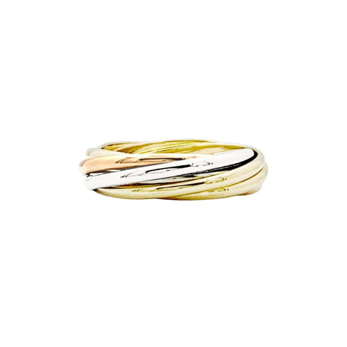 Bague 50 Bague CARTIER, « Trinity 7 anneaux », 3 ors. 58 Facettes 35292