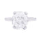 Bague 52 Solitaire Chaumet platine, diamant. 58 Facettes 33543